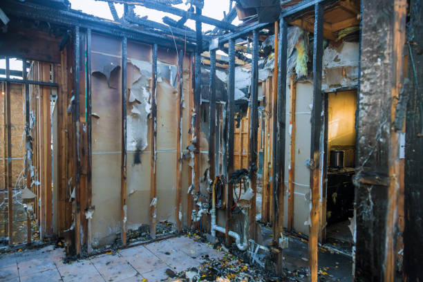 Professional Emergency Fire Cleanup technician working in Nibley, UT